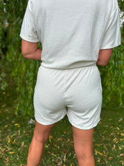 White Soft Towelling Set Adriana