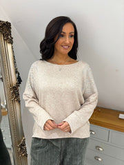 Stone Animal Pattern Knit Louisa