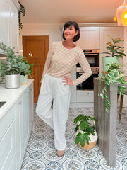 Stone Striped Super Soft Round Neck