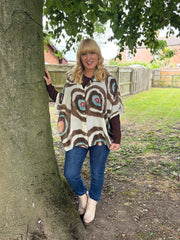 Stone Tie Dye Print Blouse Katherine