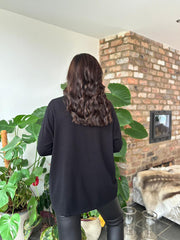 Black Rose Design Knit Top Tilly