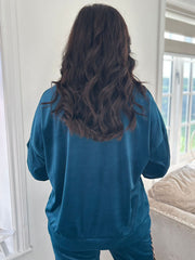 Teal Velour Leisure Set