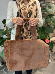 Chocolate Fluffy Tote Bag