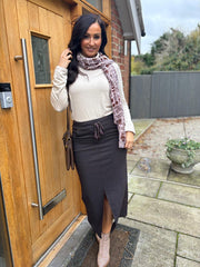 Chocolate Magic Maxi Skirt