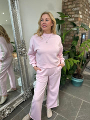 Pink Stripe Detail Comfort Set Isobel