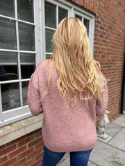 Rose Luxury Collared Floral Knit Eve