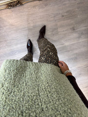 Mint Popcorn Knit Amanda
