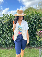 Navy Relaxed Summer Shorts