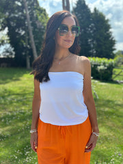 White Tube Top Chloe