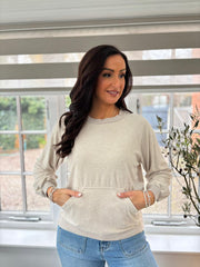 Stone Terry Towel Pocket Sweatshirt Andrada