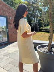 Lemon Fine Knit Dress Orla
