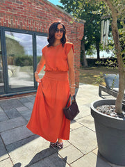 Rust Top & Skirt Set Daniella