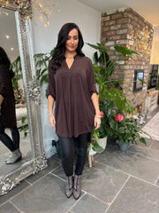 Chocolate Sparkle Tunic Gloria