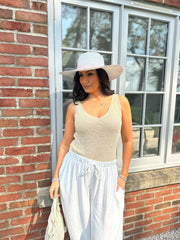 Gold Shimmer Knit Vest Palmer