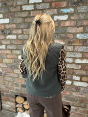 Khaki Boucle Gilet Elliott