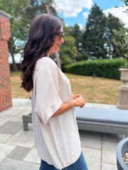 Stone Embroidered Floral Top Frankie