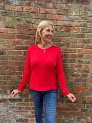Red Super Soft Round Neck