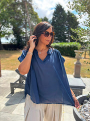 Navy Top Delphine