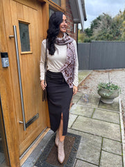 Chocolate Magic Maxi Skirt