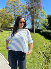 Denim Stripe Top Katie