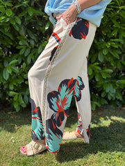 Cream Artisan Bloom Trousers Emily