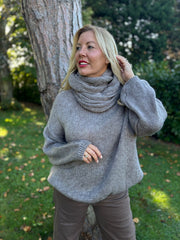 Mocha Scarf Knit Aspen