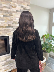 Black Chenille Trudie Set