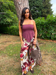 Wine Handkerchief Tube Top Tina