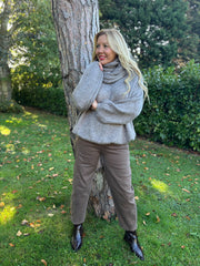 Mocha Scarf Knit Aspen