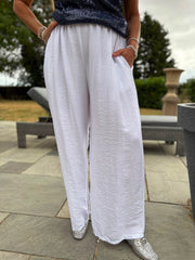 White Tina Trousers