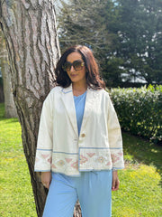 Stone Premium Embroidered Jacket Savannah