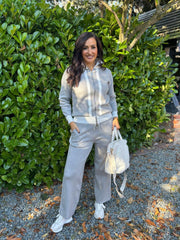 Grey Striped Tracksuit Macie