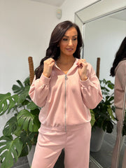 Rose Zip Up Hoodie Alice