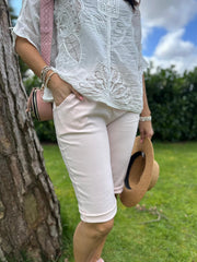 Pink Relaxed Summer Shorts