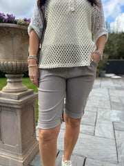 Mocha Relaxed Summer Shorts