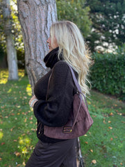 Chocolate Scarf Knit Aspen