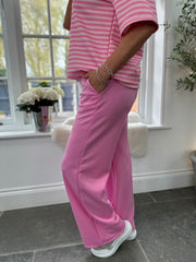 Pink Sweetheart Stripe Comfort Set Harriet
