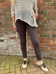 Chocolate Basic Reema Joggers 2