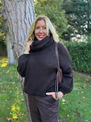 Chocolate Scarf Knit Aspen