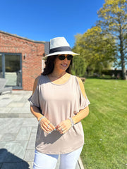 Stone Cold Shoulder Top Orla