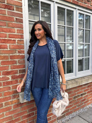 Navy Basic Tee Shirley