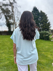 Light Blue Net Side Panel Top Willow