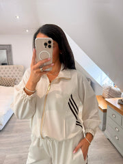 Stone Stripe Zip Jacket Roxy