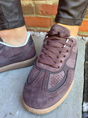 Chocolate Harper Trainer