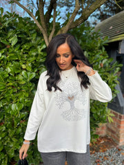 Winter White Tree of Life Sweatshirt Maddison