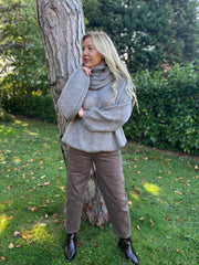 Mocha Scarf Knit Aspen