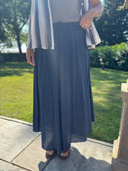 Navy Maxi Skirt Everly