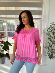 Lipstick Bardot Tassel Top Adeline