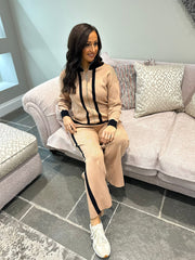 Camel Striped Tracksuit Macie