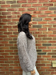 Mocha Eyelash Knit Marilyn